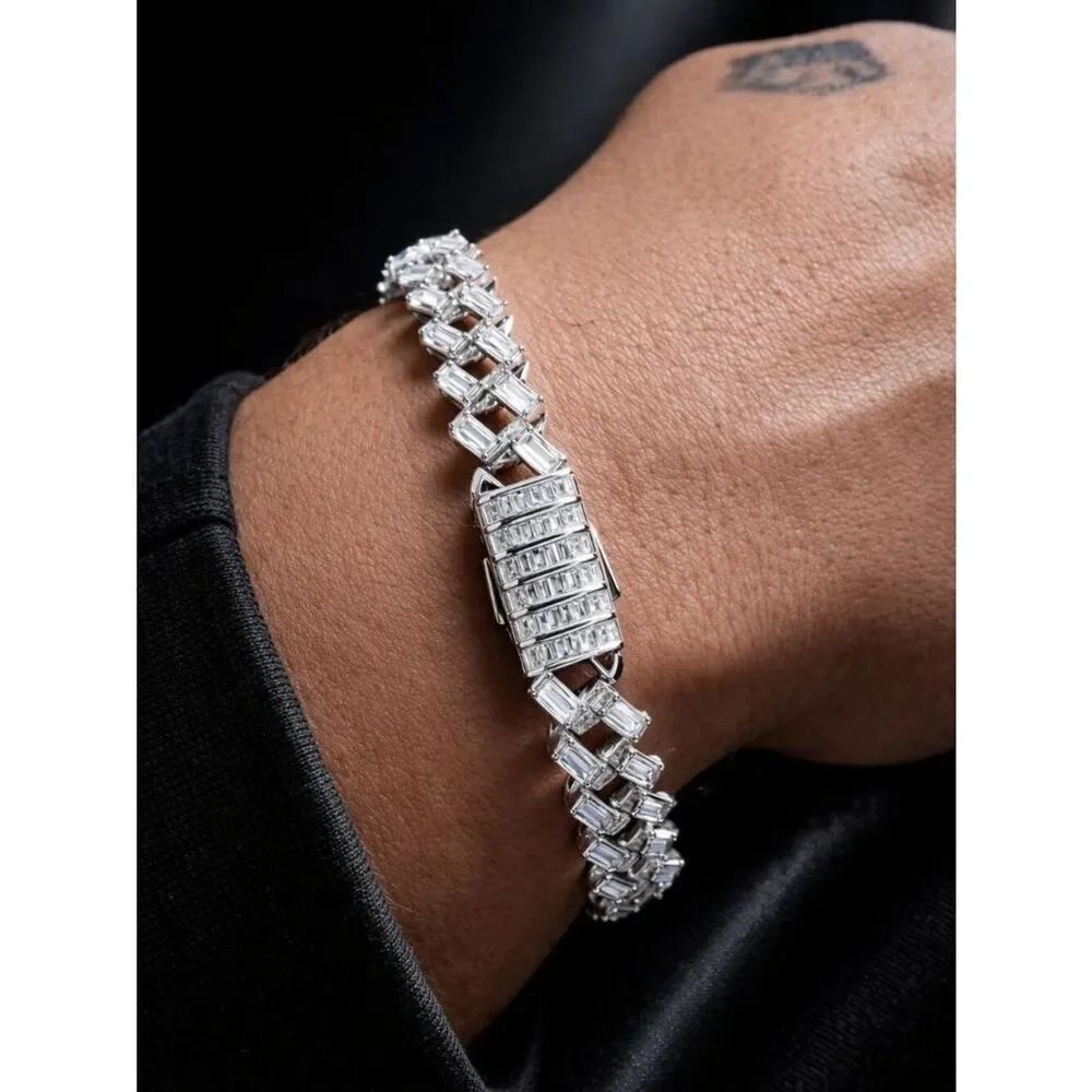 Baguette Cuban Link Bracelet